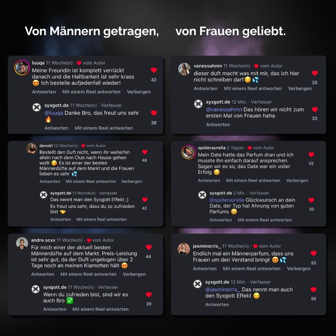 Syxgott Pheromon Parfum | 50ml - Syxgott