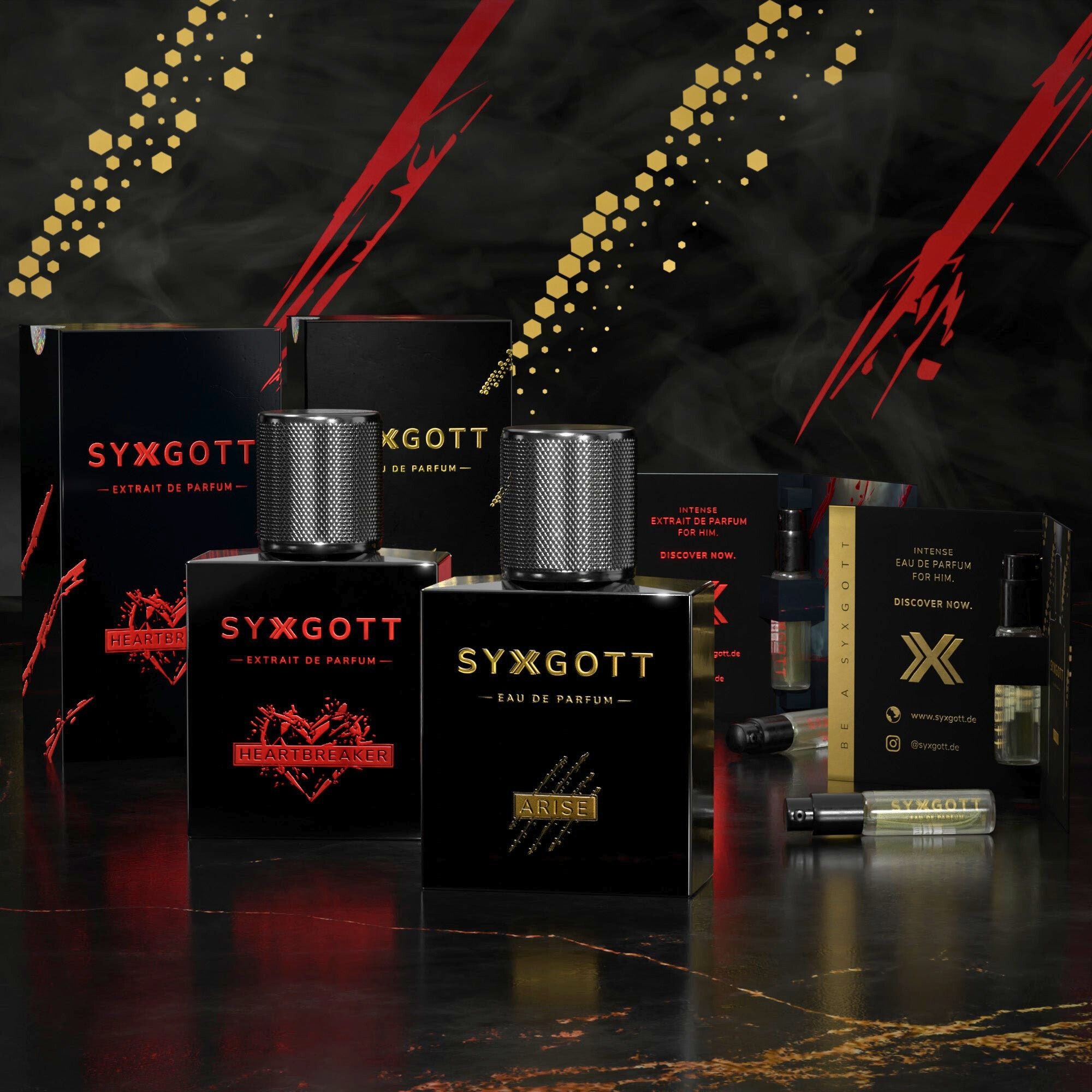 Unwiderstehliches Syxgott Parfum + gratis Duftprobe