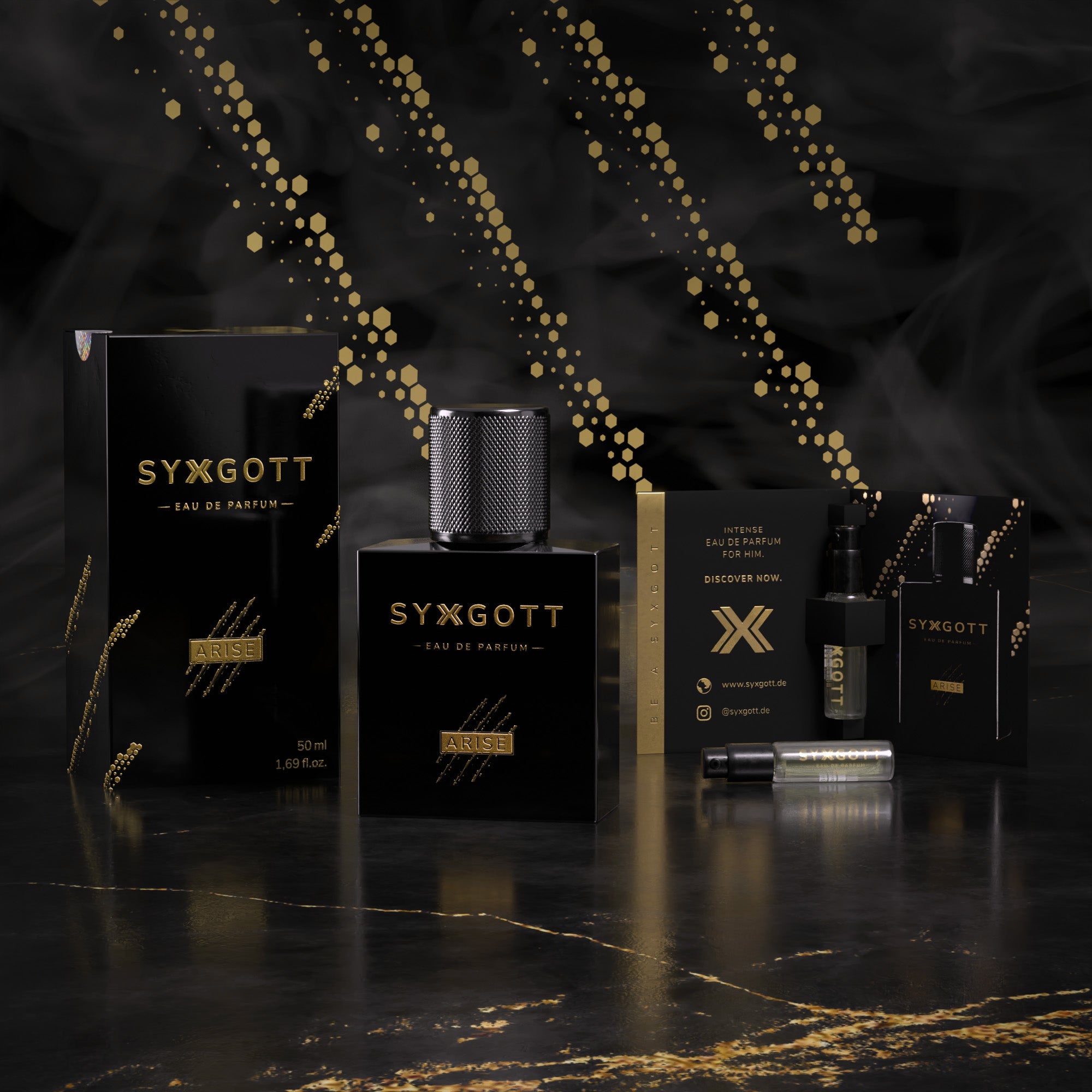 Syxgott Arise Parfum mit Pheromon Öl + gratis Duftprobe | 50 ml - Syxgott