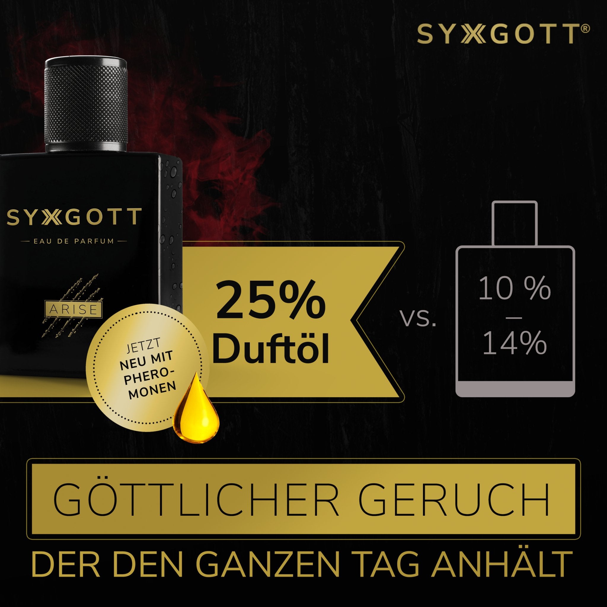 Syxgott Parfum mit Pheromon Öl + gratis Duftprobe | 50 ml - Syxgott