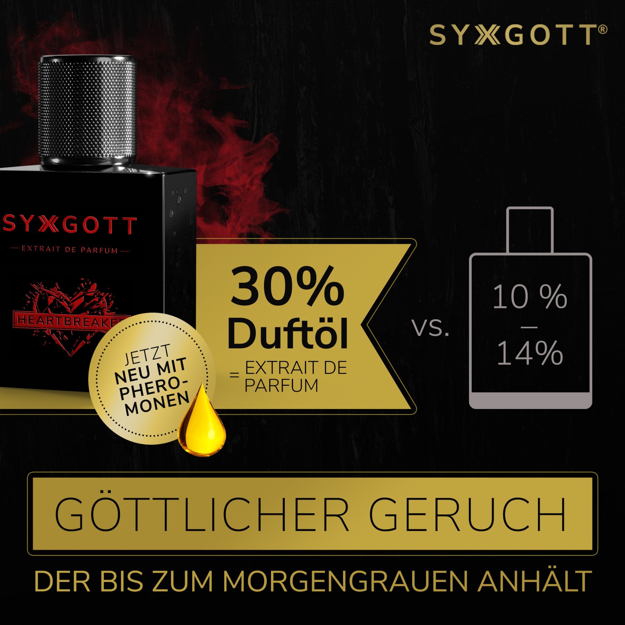 Syxgott Parfum mit Pheromon Öl + gratis Duftprobe | 50 ml - Syxgott