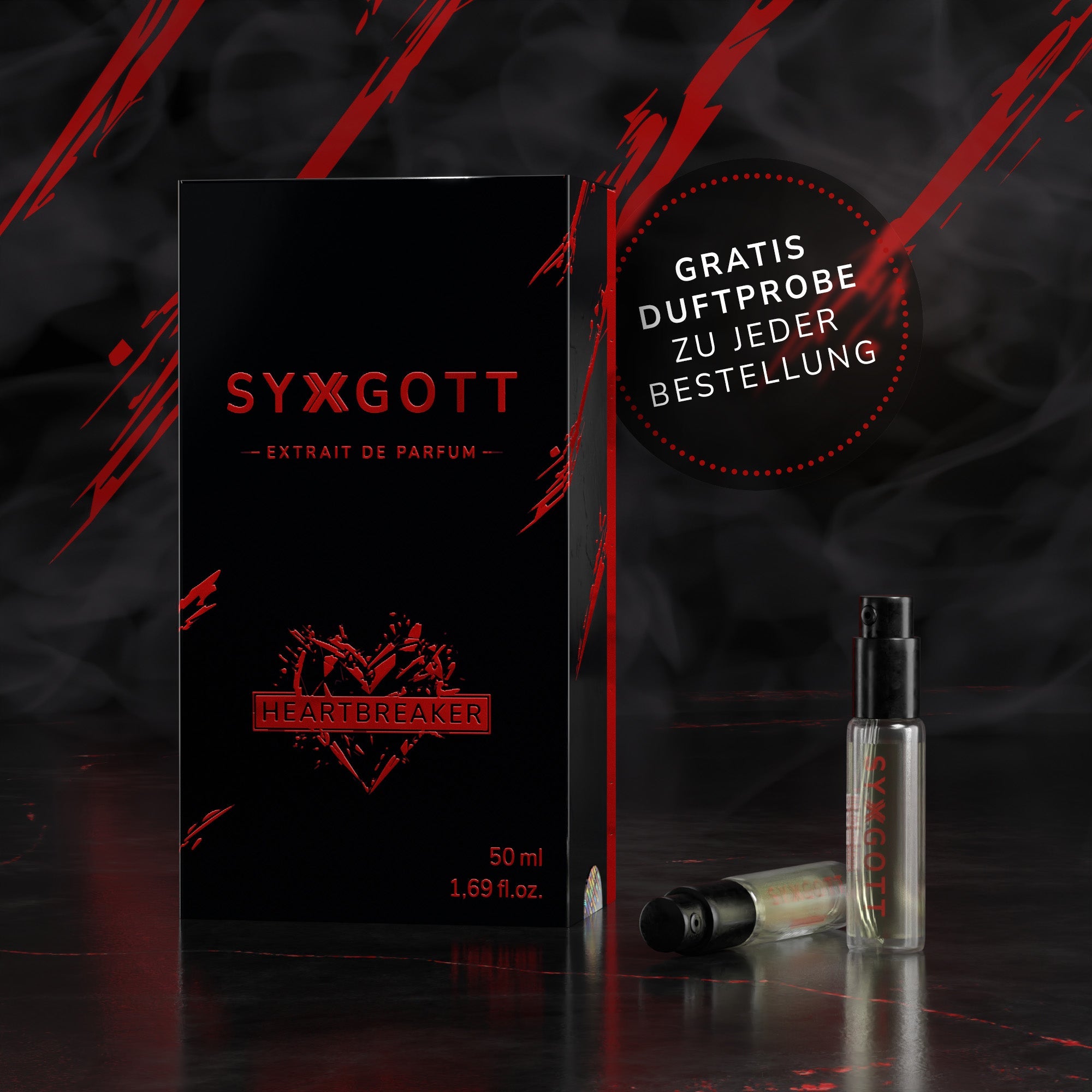 Syxgott Parfum mit Pheromon Öl + gratis Duftprobe | 50 ml - Syxgott